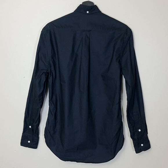 Gitman Bros Vintage Cotton Button Down Long Sleeve Shirt - Men's Size S - Black - Picture 4 of 11